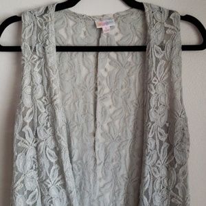 LuLaroe Gray Lace Joy
